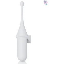 Blanc HYGIENIC *SALE* Toilettenbürste Designer Blanc, Wandmontage, hängend, geschlossen, verschiedene Designs : Farbe - Weiß (unverchromt)