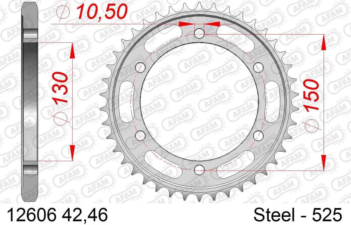 AFAM 12606-42 Chain Sprocket