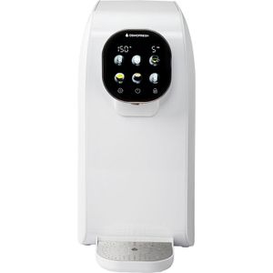OsmoFresh Osmoseanlage Quella Pro, Auftisch, weiß, mit 4 Liter Wassertank, Heißwasserfunktion, 7 Filterstufen