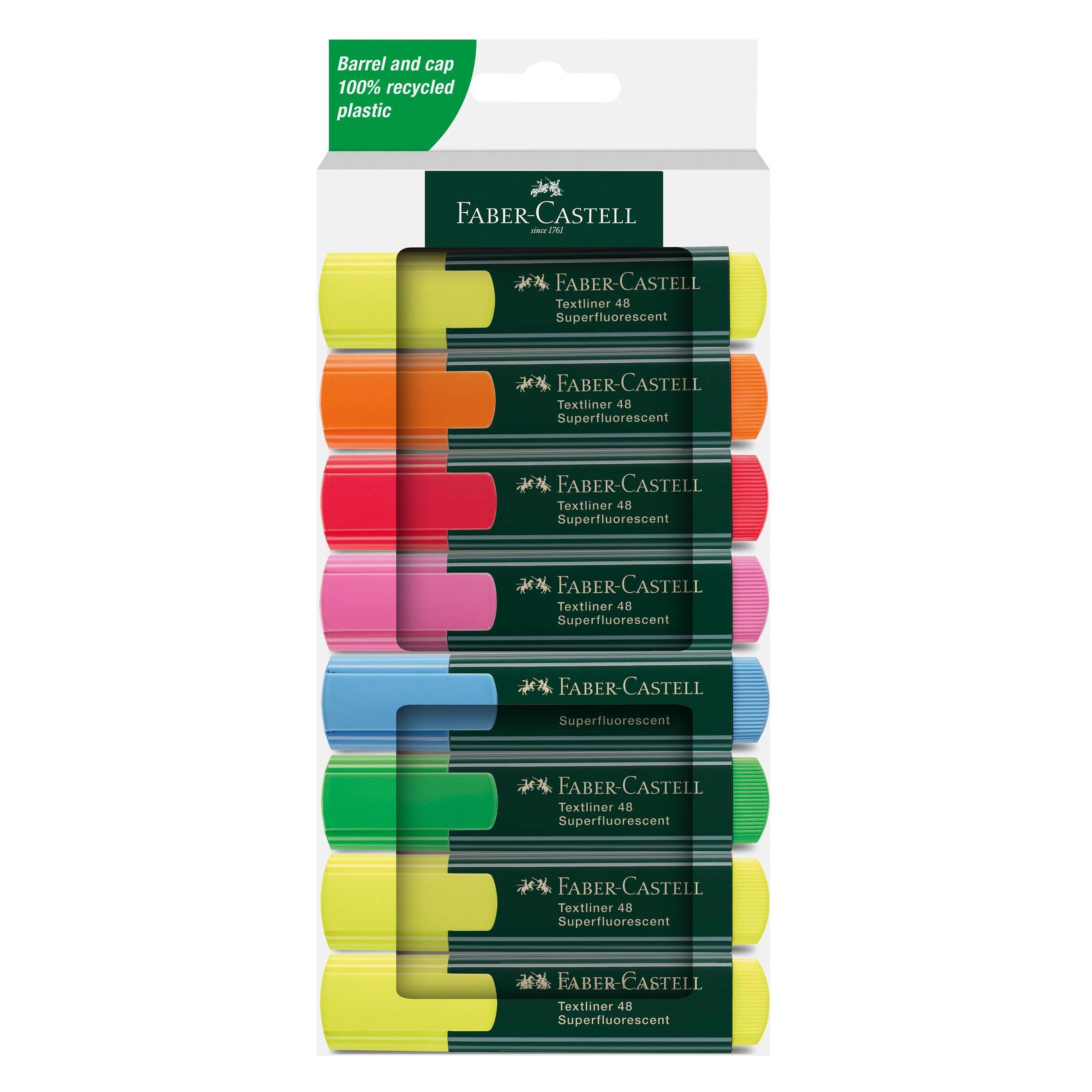 Faber-Castell Textmarker TEXTLINER 1548 (8x) (254848)