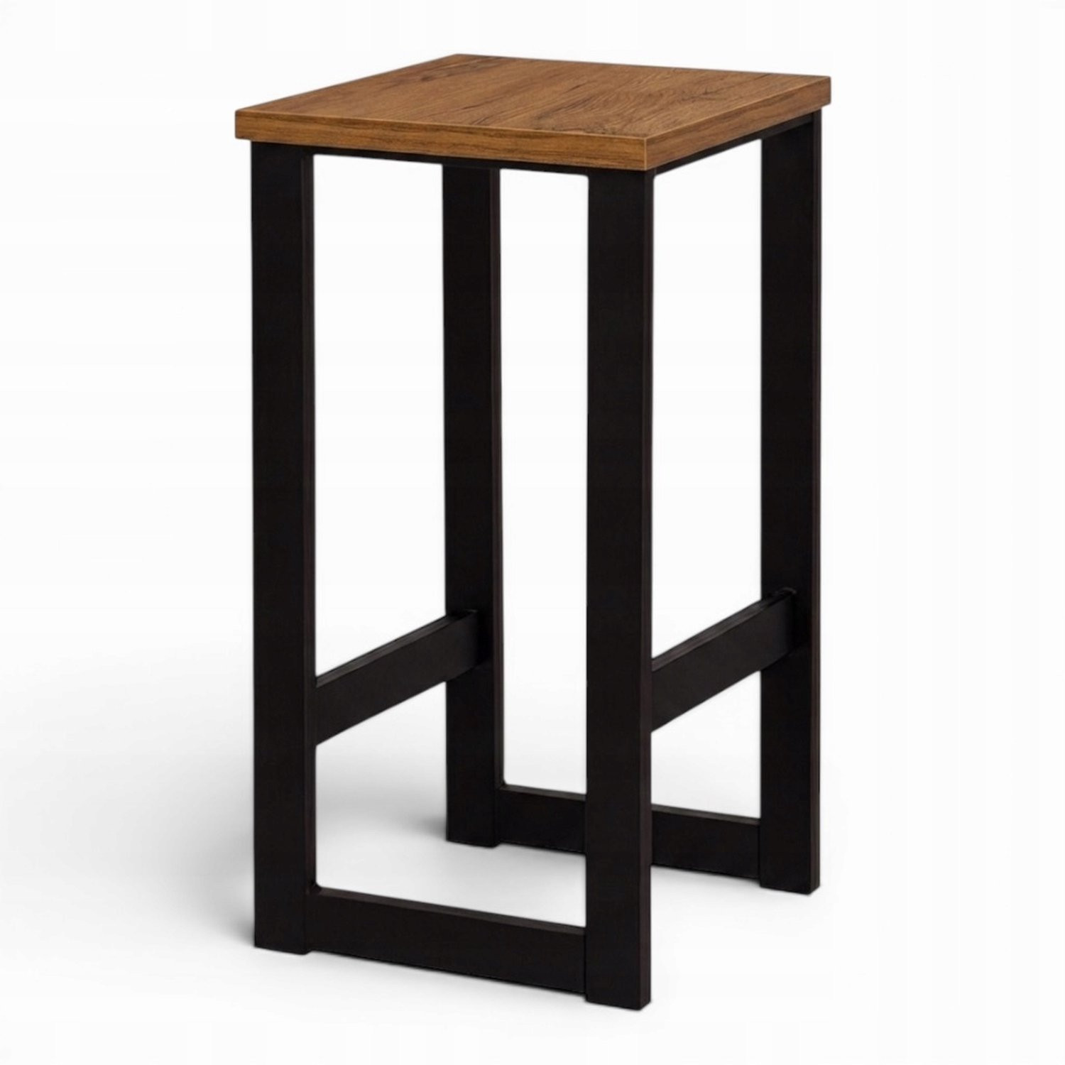 Hoker Loft Bar H64cm Zwart Metaal met Keuze Zitting