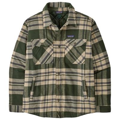 Patagonia - Lightweight Insulated Fjord Flannel Shirt - Freizeitjacke Gr S oliv