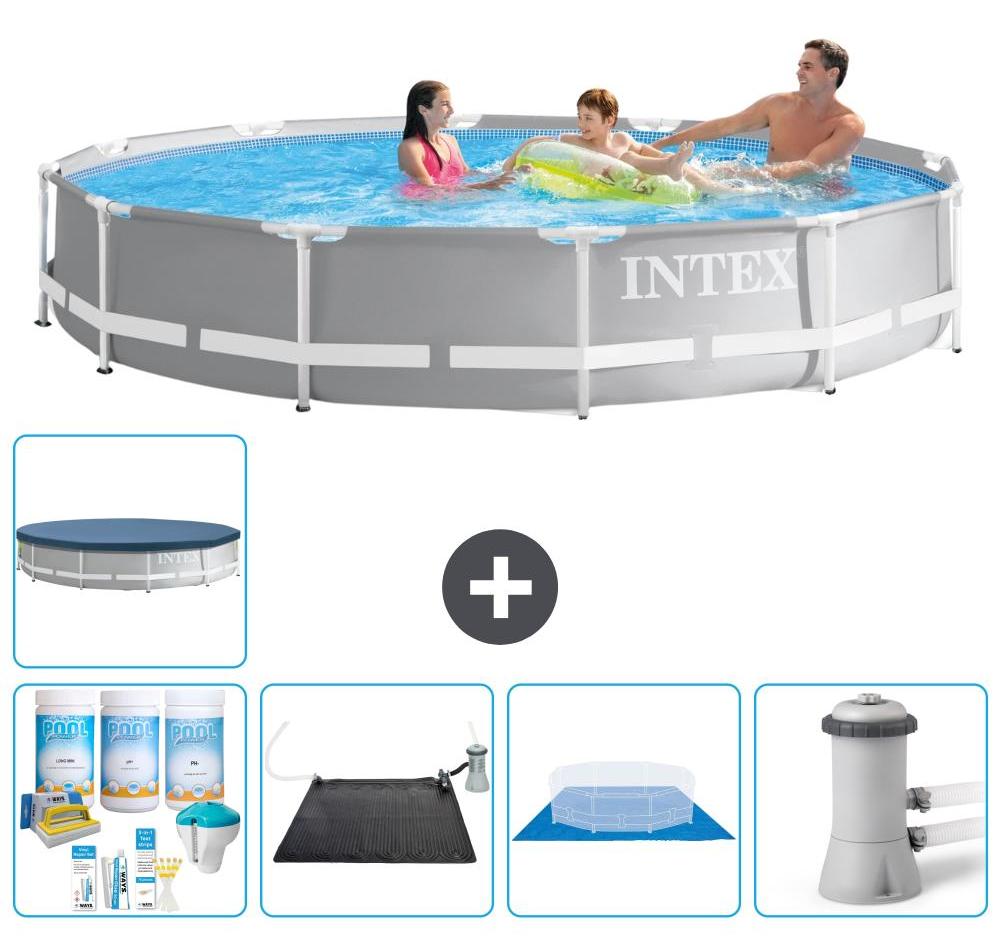 Prism Frame Pool Rund - 366x76 cm - 6-teilig S20520