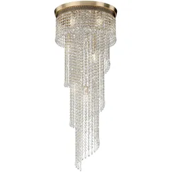 Maytoni Pendelleuchte Cascade Metall Gold L (Large)