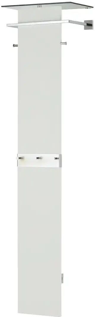 Höffner Garderobe  Lenno ¦ weiß ¦ Holzwerkstoff ¦ Maße (cm): B: 50 H: 192 T: 30.0
