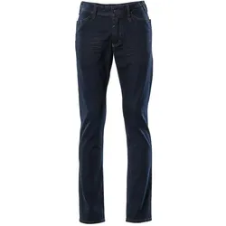 MASCOT Herren Manhattan Jeans FRONTLINE Gewaschener dunkelblauer Denim W29L34 - 15379-869-66-W29L34 - Gewaschener dunkelblauer Denim
