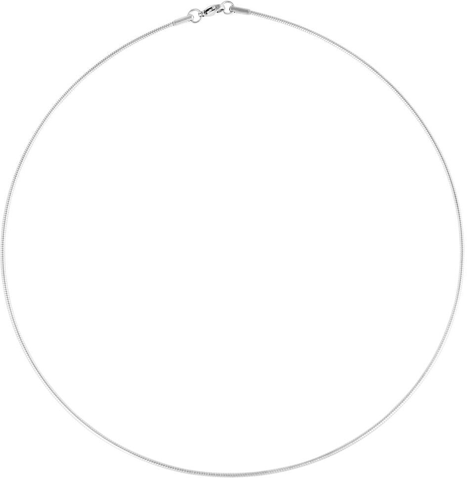Collier ADELIA´S "Damen Halskette ¿ Collierkette aus Edelstahl" Gr. 45, silber, Halsketten, Damen, 45, Edelstahl, Collier