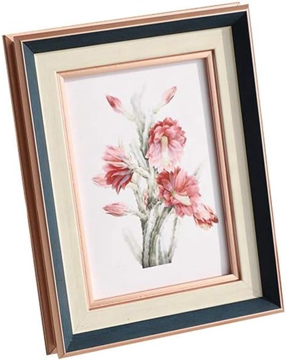 Fotolijst Set Album Frame in Roze met Gematteerd Oppervlak voor 7-inch Foto's