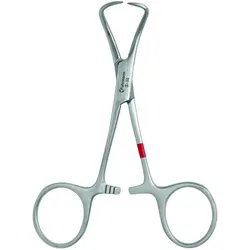 Einmal-Backhausklemme,  scharf, 110 mm, 25 Stück, EO steril