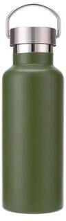 Uplift Essentials Stainless Steel Vacuum Insulated Sport Bottle green 600ml