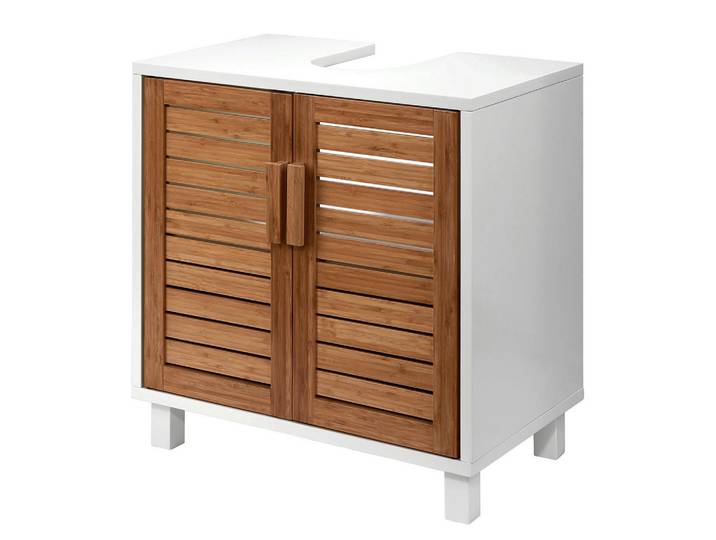 Butlers Waschbeckenunterschrank White Sands, Braun, 60x62x38 cm, Badezimmer, Badmöbel, Waschbeckenunterschränke