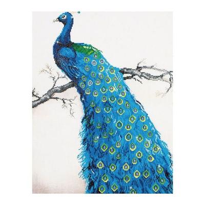 Diamond Dotz Blauer Pfau