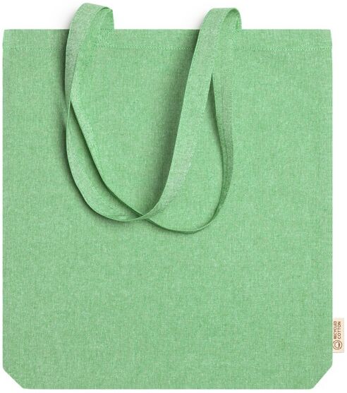 Sac en coton recyclé personnalisé au design chiné Lumia Vert fougère TAILLE UNIQUE ADULTE