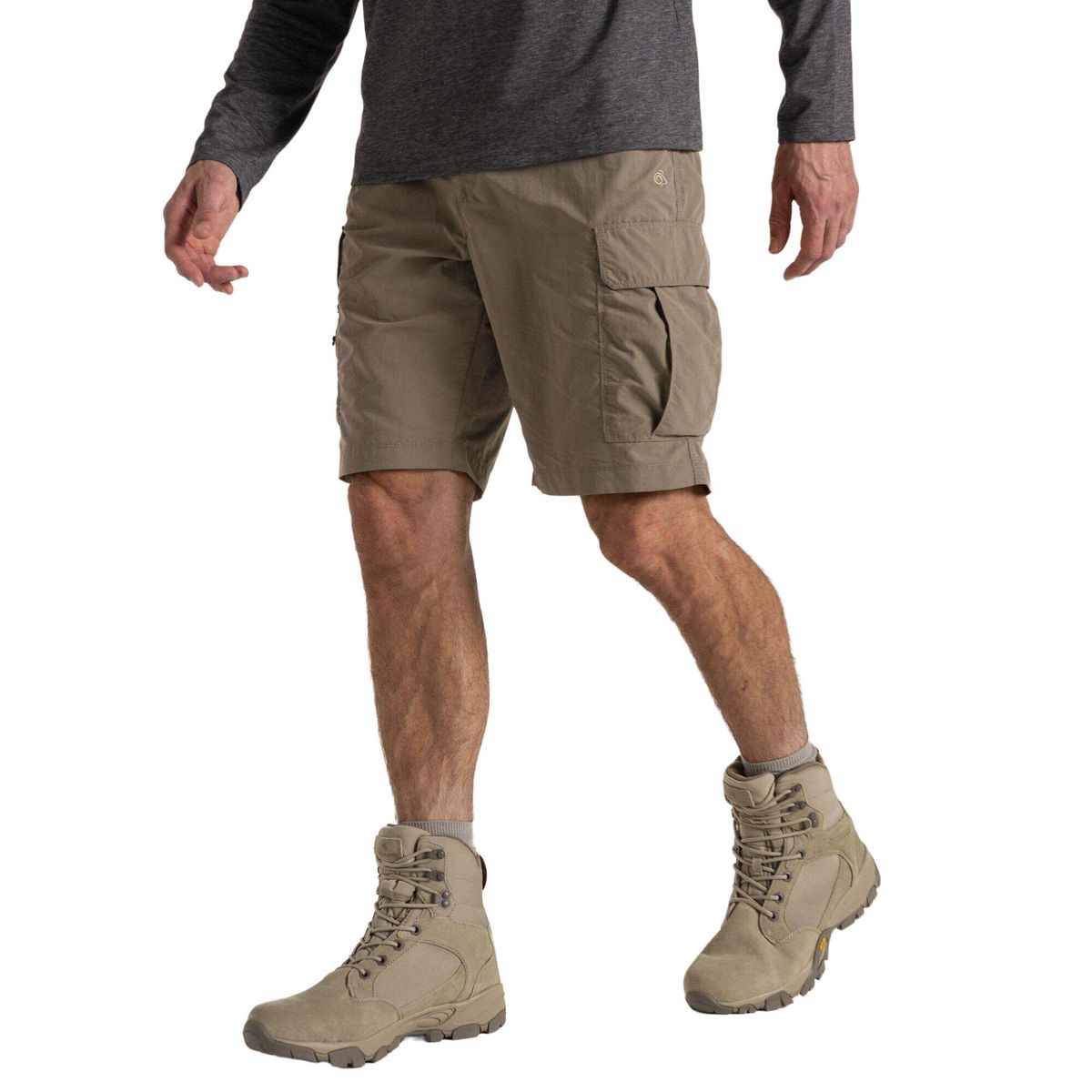 Craghoppers Nosilife Cargo Short III pebble (62A) 54 CMJ651 62A 038