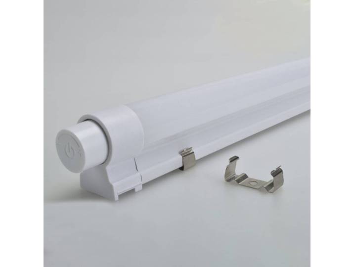 Müller-Licht LED-Unterschrankleuchte Calix Switch Tone DIM90 Tone, dimmbar, weiß / opal, für Küche, Aluminium, Unterschrankleuchten