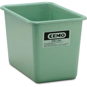 CEMO Großbehälter 1144, 200 Liter, grün, 88 x 60 x 57cm, aus GFK