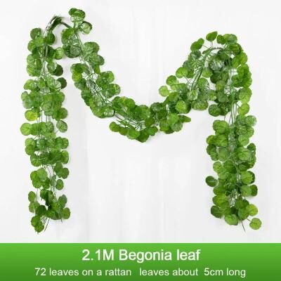 Inspire Select 6.89 Ft Artificial Ivy Leaf Garland Realistic Green Silk Vine For Wall, Wedding & Home Decor 5