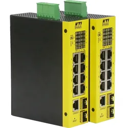 KTI Networks Industrie Medienkonverter (10 Ports), Netzwerk Switch