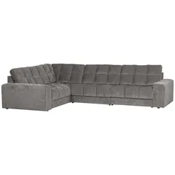 Ecksofa Date aus Webstoff, klassisches Design, links, Grau Mouse – bequem und pflegeleicht für Dein Wohnzimmer
