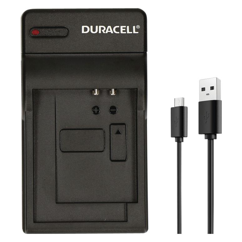 Duracell Ladegerät mit USB Kabel für DRPVBT380/VBT-190/VBT-380 (Kamera Akku Ladegerät) (DRP5962)