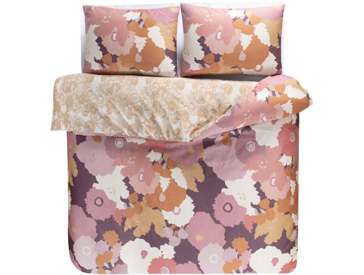 KAS Kissenbezug Bloom Mulberry/Bunt Baumwolle 65 x 100 cm - Kissenbezug