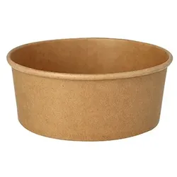 Starpak 50 Salatschalen, Pappe rund 750 ml Ø 15 cm · 6 cm braun