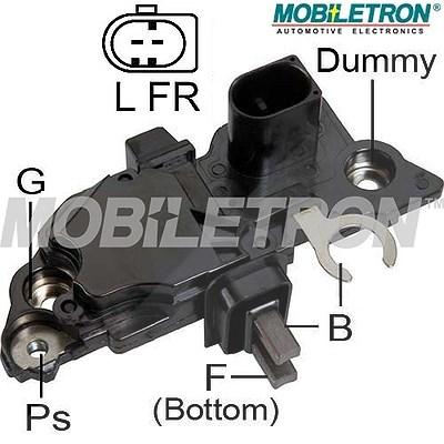 Mobiletron Generatorregler [Hersteller-Nr. VR-B254] für Audi, Skoda, Seat, VW