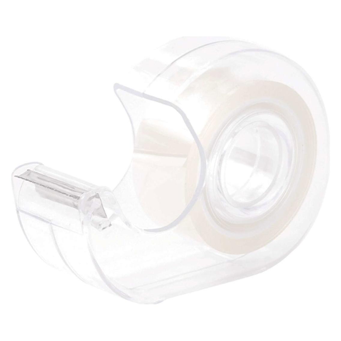 Deli Klebeband inkl. Abroller 18mmx6m doppelseitig weiss (D261802)