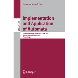 Implementation and Application of Automata, Fachbücher