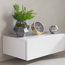 KADIMA DESIGN Nachtkonsole MOLISE: Schlicht, folierte Spanplatte, kratz- und wasserabweisend