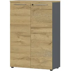 Germania-Werke Aktenschrank »Agenda Home« 3 OH grau, 80x120x40 cm