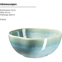 Mäser Cordelia, Schüssel + Schale, Grün