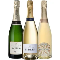 Weinpaket - Blanc de Blancs Champagner  - 3 Fl. - 2.25L