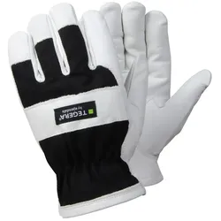 Arbeitshandschuhe 25 schwarz/weiß gefüttert - 9 (L)