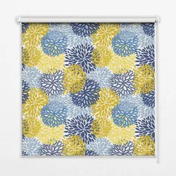 INNENROLLO - Fensterrollo - Rollo - 110x140 cm - Bemalte Pflanzen
