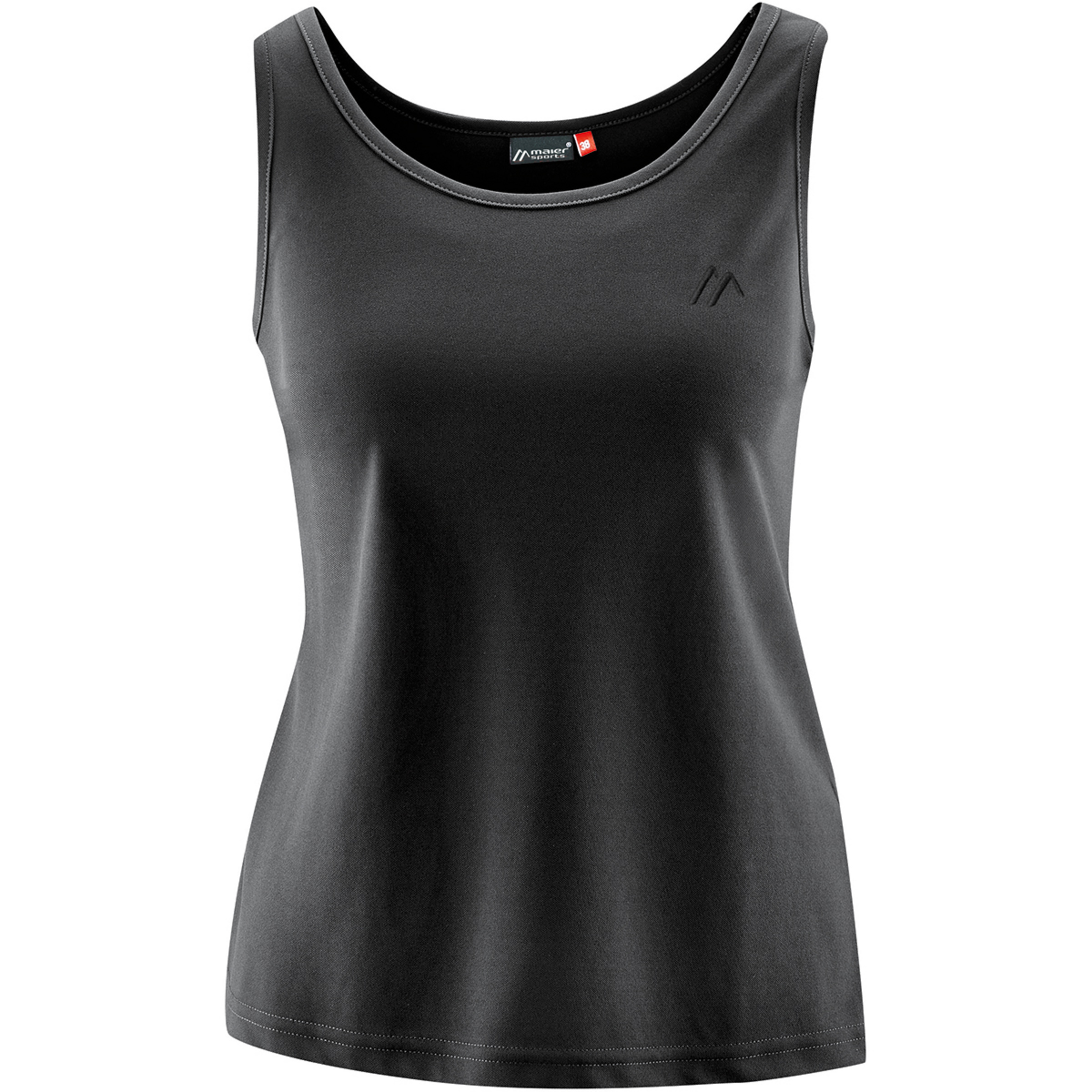 Maier Sports Petra Top Damen Tanktops schwarz Größe 3XL Camping Elastisch
