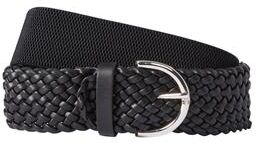 Women's Woven Stretch Belt by Accessories For All in Black (Size XL)