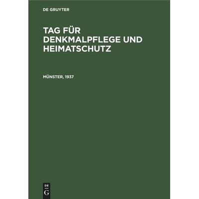 Münster, 1937, Gebundene Ausgabe von , De Gruyter Mouton, 978-3-11-245903-4