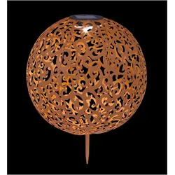 Globo, Gartenbeleuchtung, Metallsolarlampe (IP44)