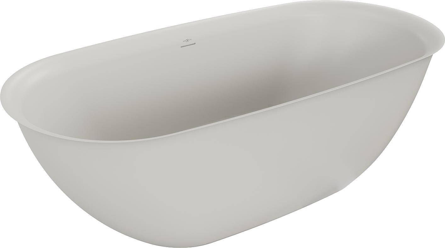 Mexen Siena freistehende Badewanne aus Konglomerat 170 x 80 cm, Beton matt - 57291708061