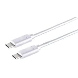 USB Kabel 3.2 USB Typ C Stecker > USB Typ C Stecker Gen. 2x2 weiß 1,0m