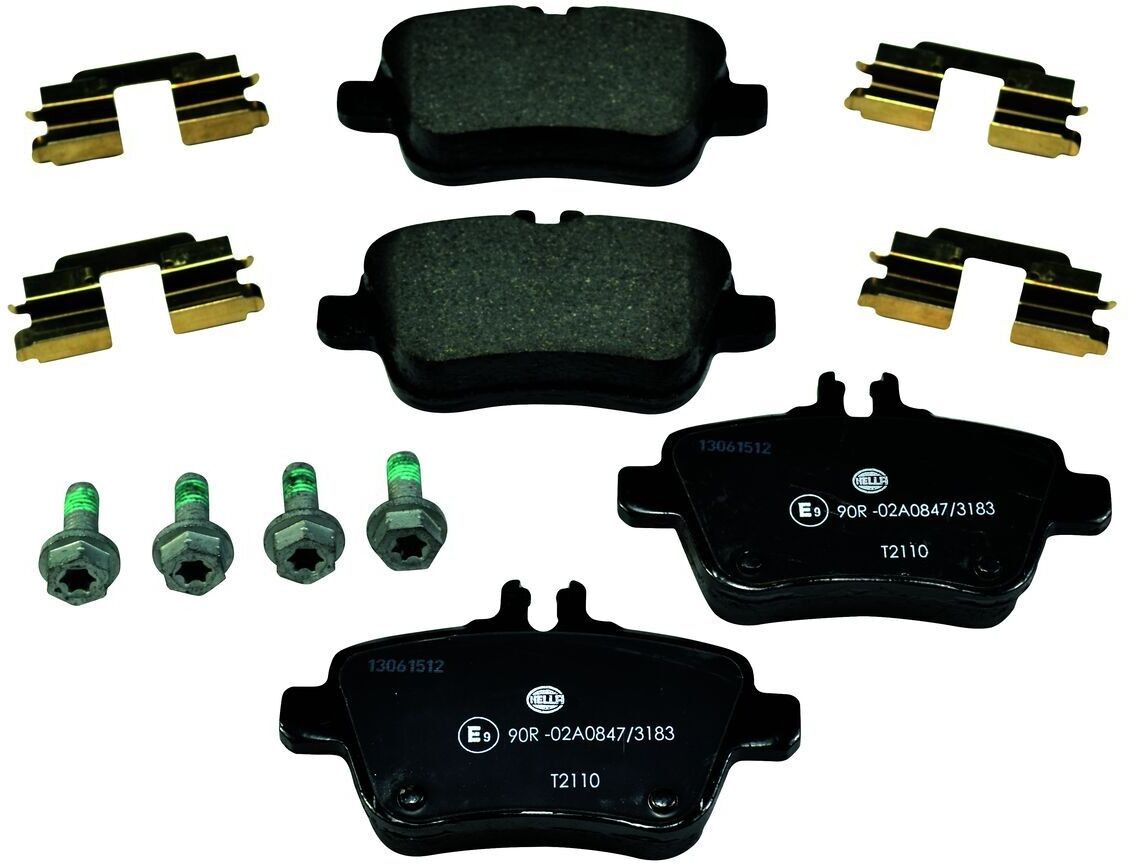 HELLA 8DB 355 019-641 Brake pad set