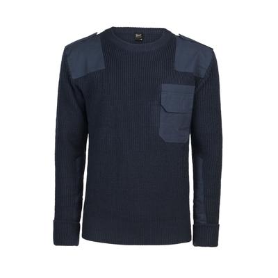 Kapuzenpullover BRANDIT "BW Pullover", Herren, Gr. S, blau (marineblau), Obermaterial: 100% Baumwolle CO., Pullover Kapuzenpullover