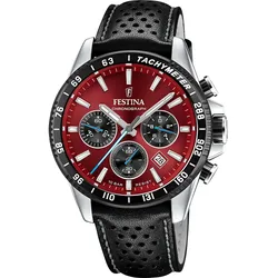 Festina F20561/7 Herren-Chronograph Schwarz/Rot