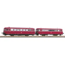 PIKO 52736 H0 Sound-Schienenbus VT 98 + Steuerwagen VS 98 Wechselstrom, DB, Ep. III