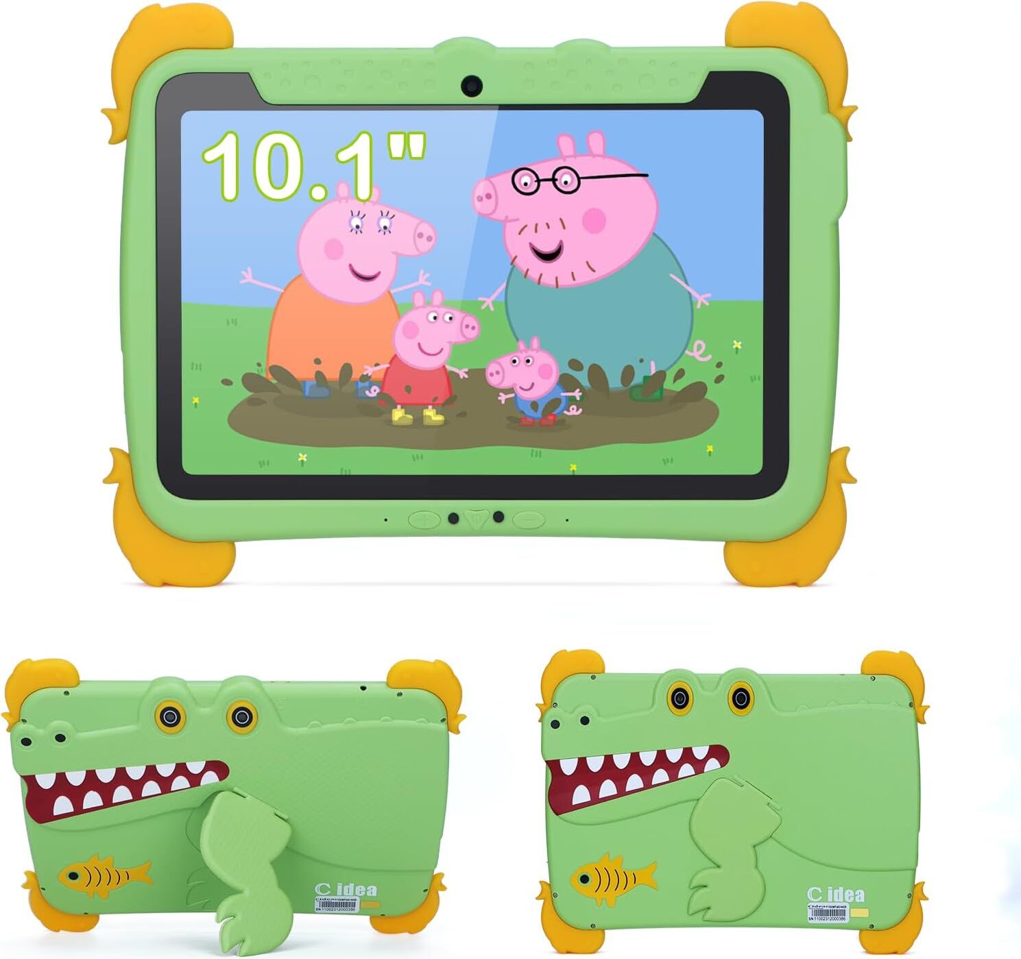 Kinder Tablets Android 13 Tablet Für Kinder,10 Zoll Lernen IWAWA Installierte Kleinkind Mit Fall, 4GB RAM 64GB ROM Dual Kameras WiFi Mädchen Jungen