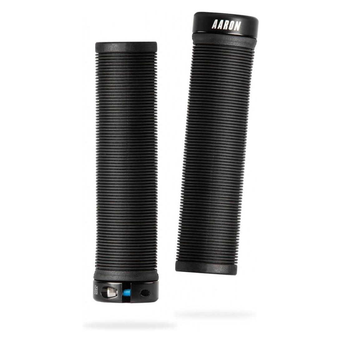 Aaron MTB & BMX Fahrradgriffe, sportliche Lenkergriffe aus rutschfestem Gummi in Schwarz (37685596)