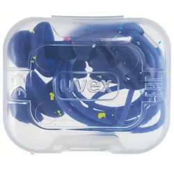 uvex xact-fit multi detec Gehörschutzstöpsel SNR 26 dB 50 Paar in Stöpselbox Größe XL blau XL - 2224032 - blau