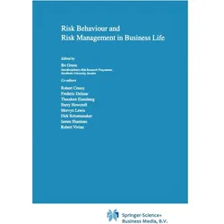 Risk Behaviour and Risk Management in Business Life, Fachbücher