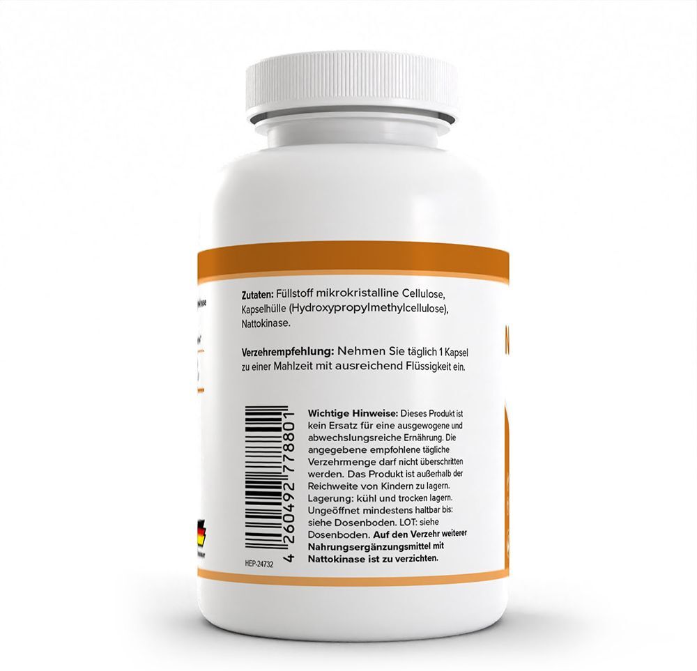 Health+ Nattokinase (120) Unflavored 120 St Kapseln